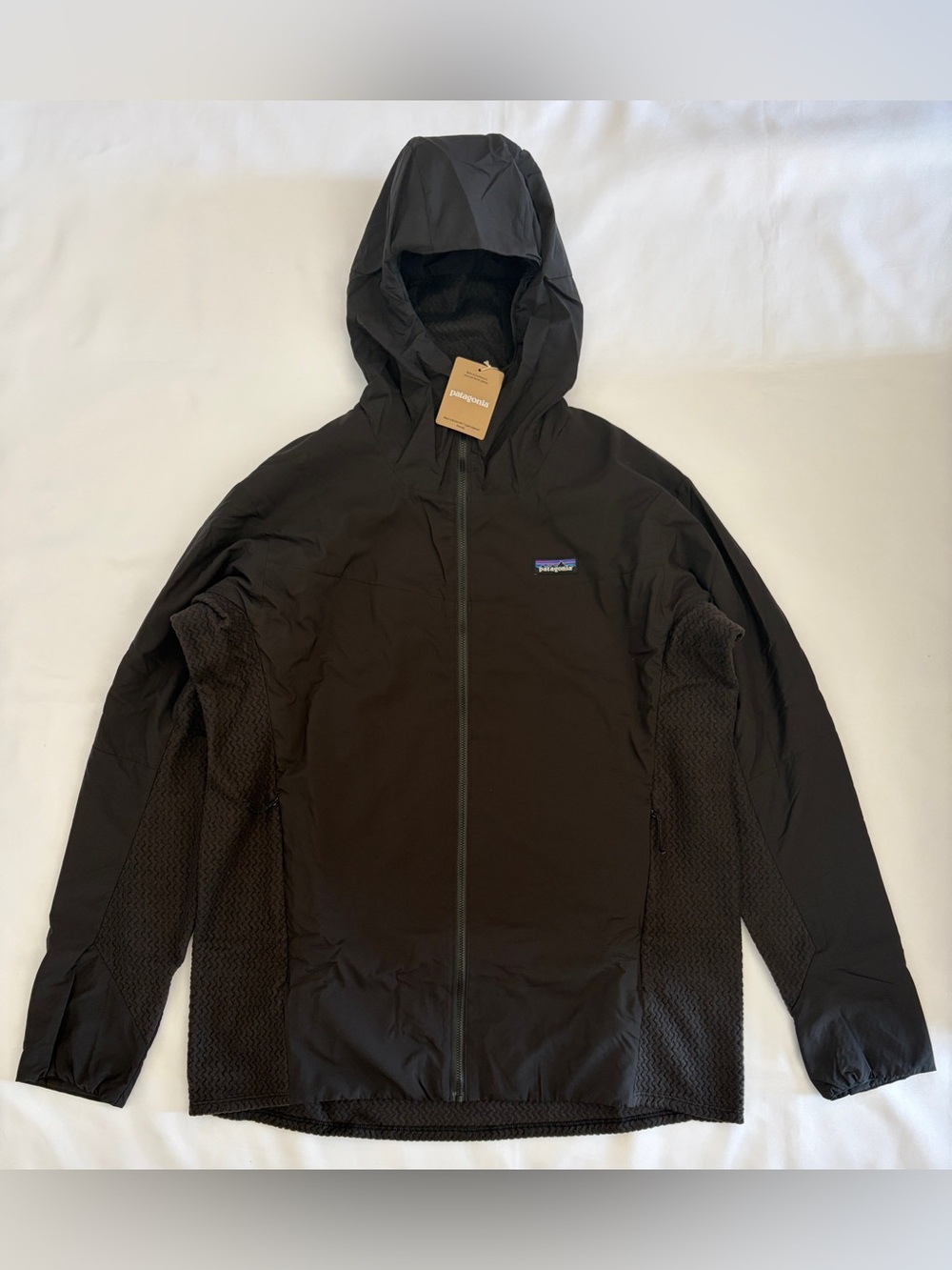 Patagonia Nano Air Light Hybrid Hoody Men's Size XL Full-Zip NWT Black